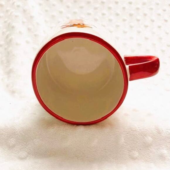 Furry Friends Dogs on Skis 18oz Ceramic Coffee Mug-NEW - Picture 5 of 6